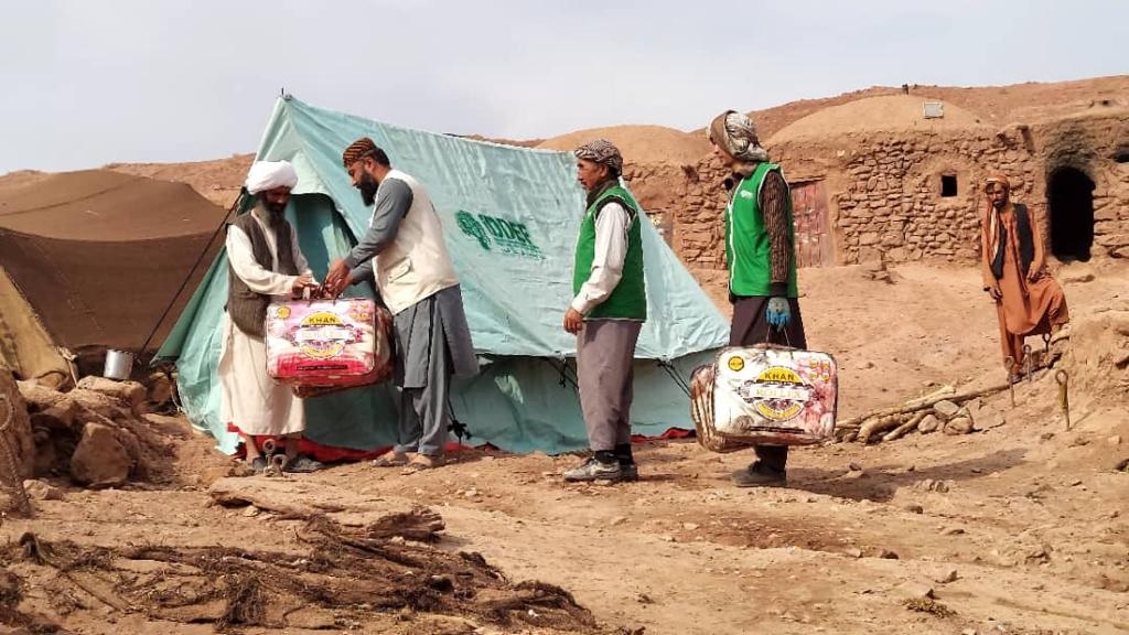 iddef afganistan çadır yardım deprem