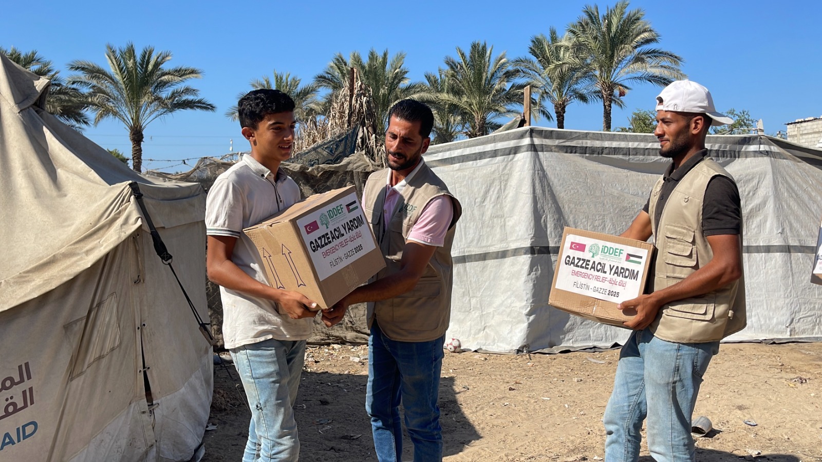 IDDEF food aid Gaza