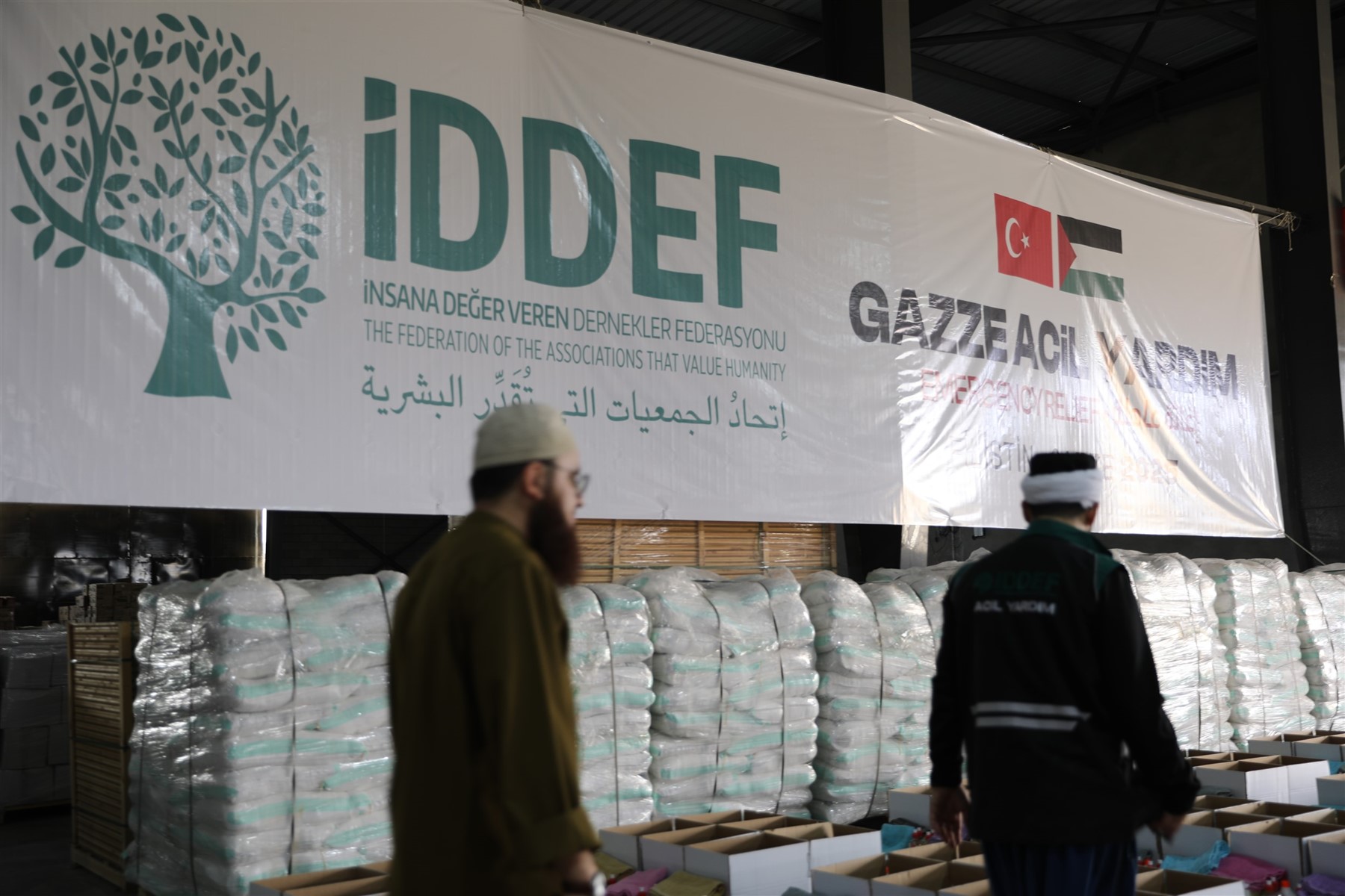 IDDEF's Aid of Food, Hygiene Supplies and Blankets to Gaza (5)