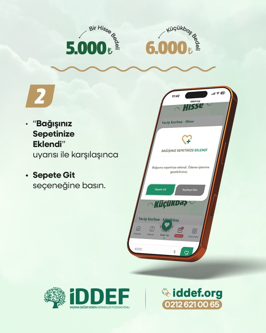 iddef online kurban bağışı nasıl yapılır (1)