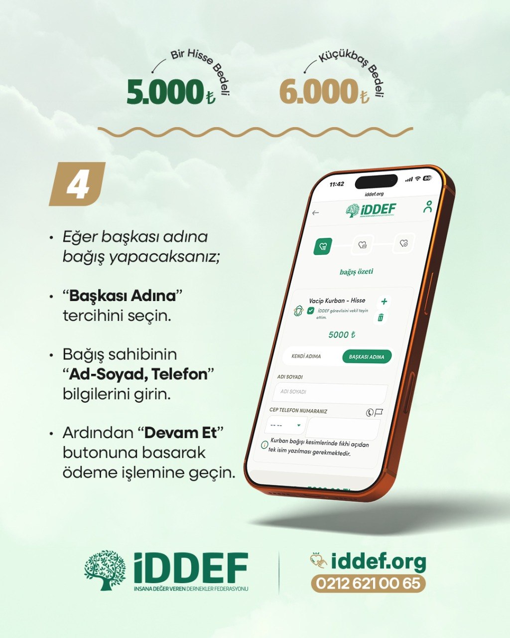 iddef online kurban bağışı nasıl yapılır (3)